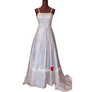 COPY - 🤍Custom tailored Beautiful satin Dress/# 009